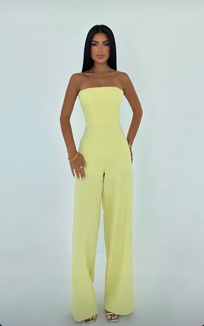 Butter yellow jumspsuit