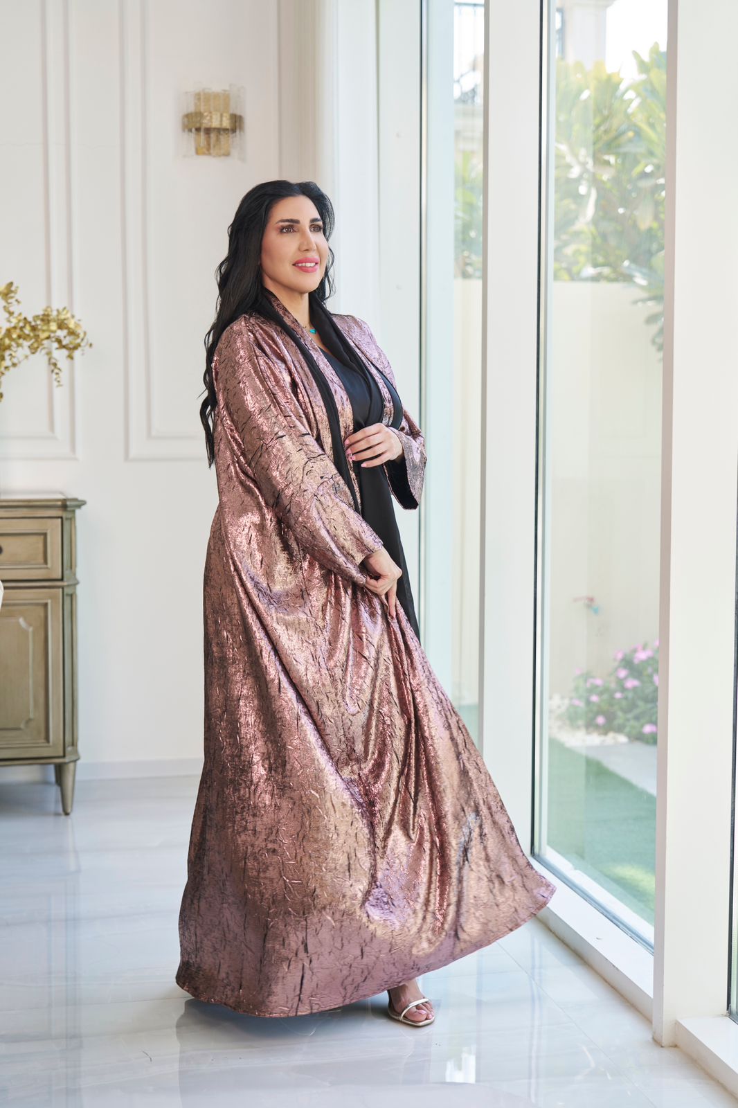 Rose Gold Abaya