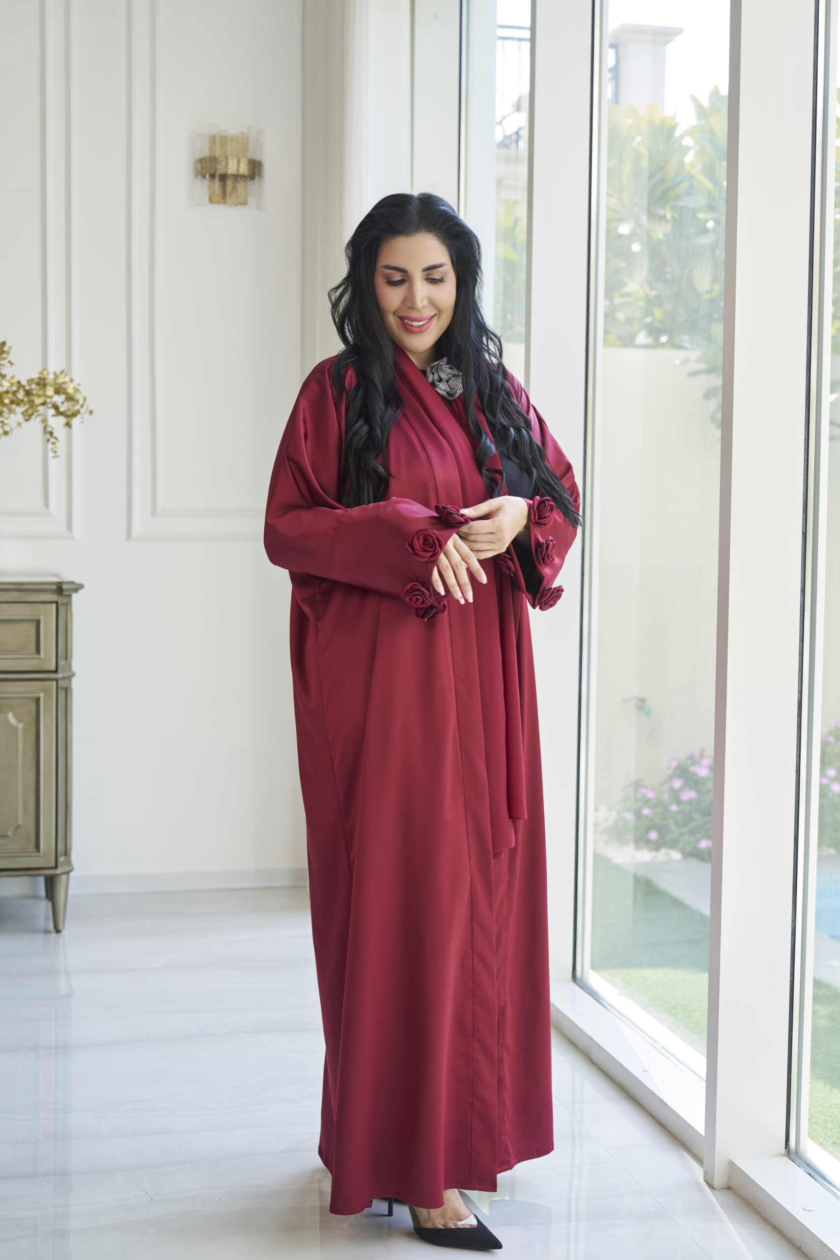 Royal Burgundy Abaya