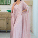 Blush Pink Lumière Set – Dress & Abaya