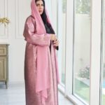 Luminous Rose Ramadan Abaya