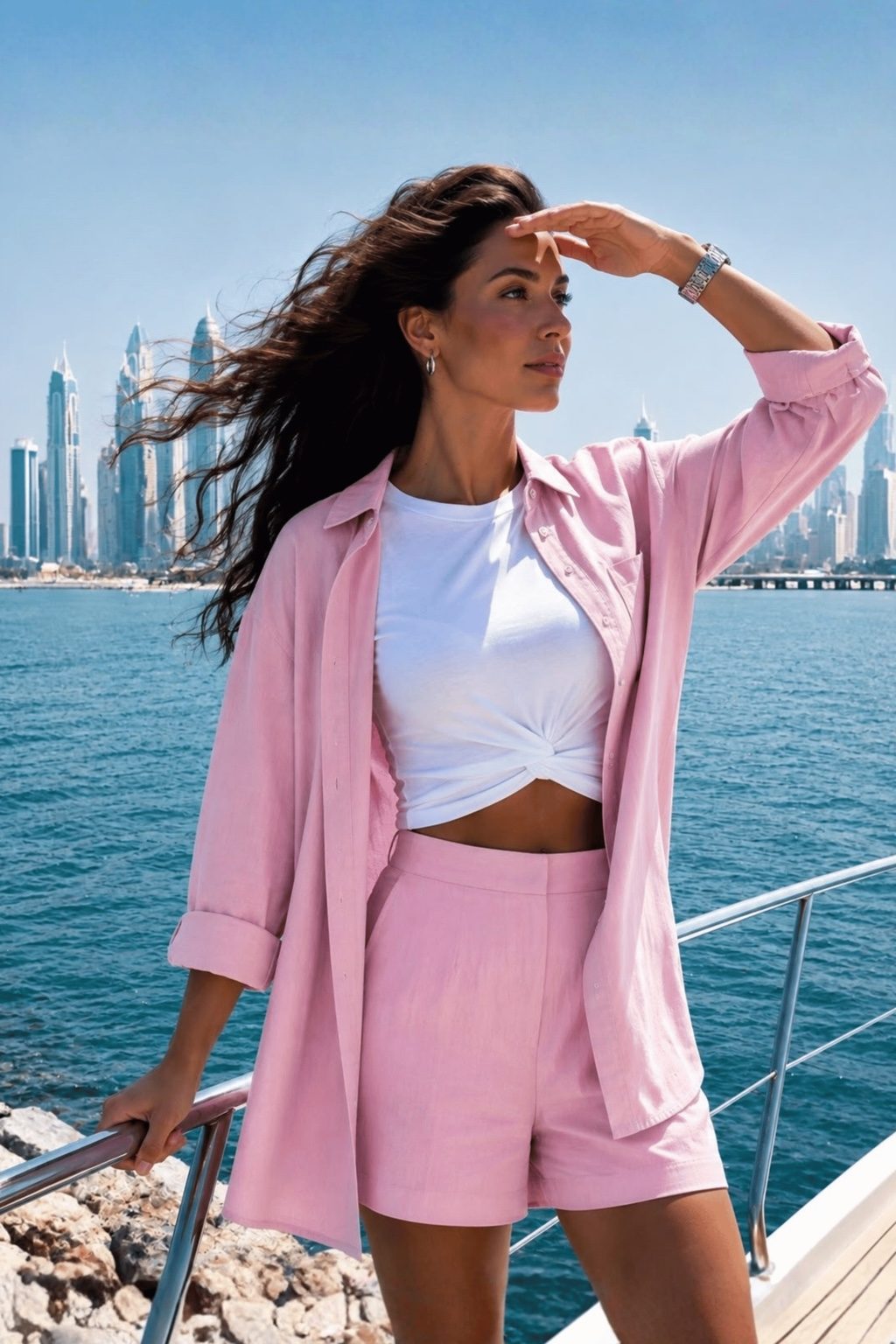 Linen Resort Shirt & Shorts Set - Image 4