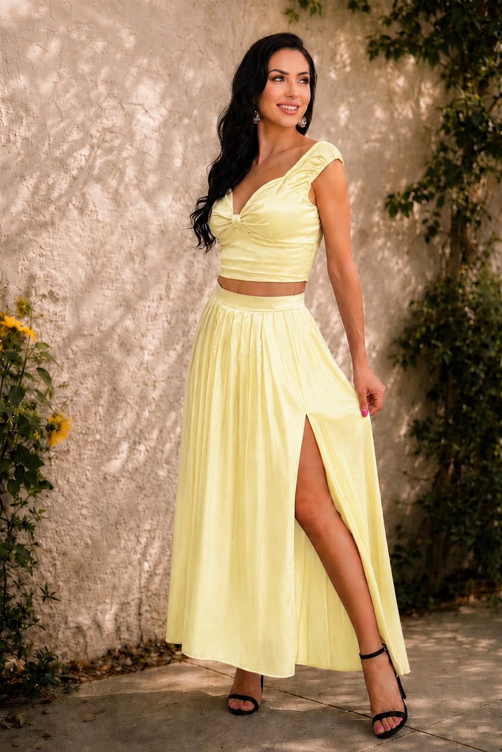Silk Satin Elegance Co-Ord Set - Image 3