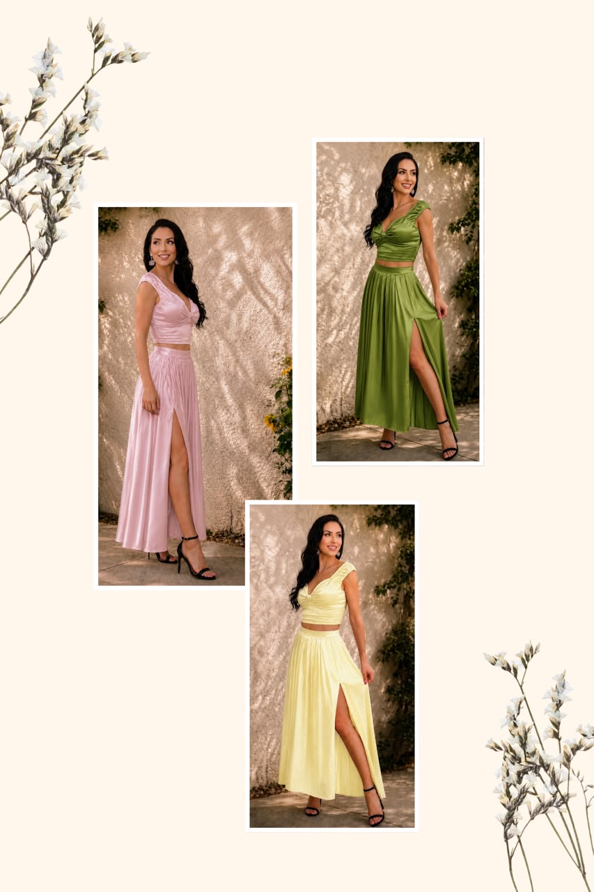 Silk Satin Elegance Co-Ord Set