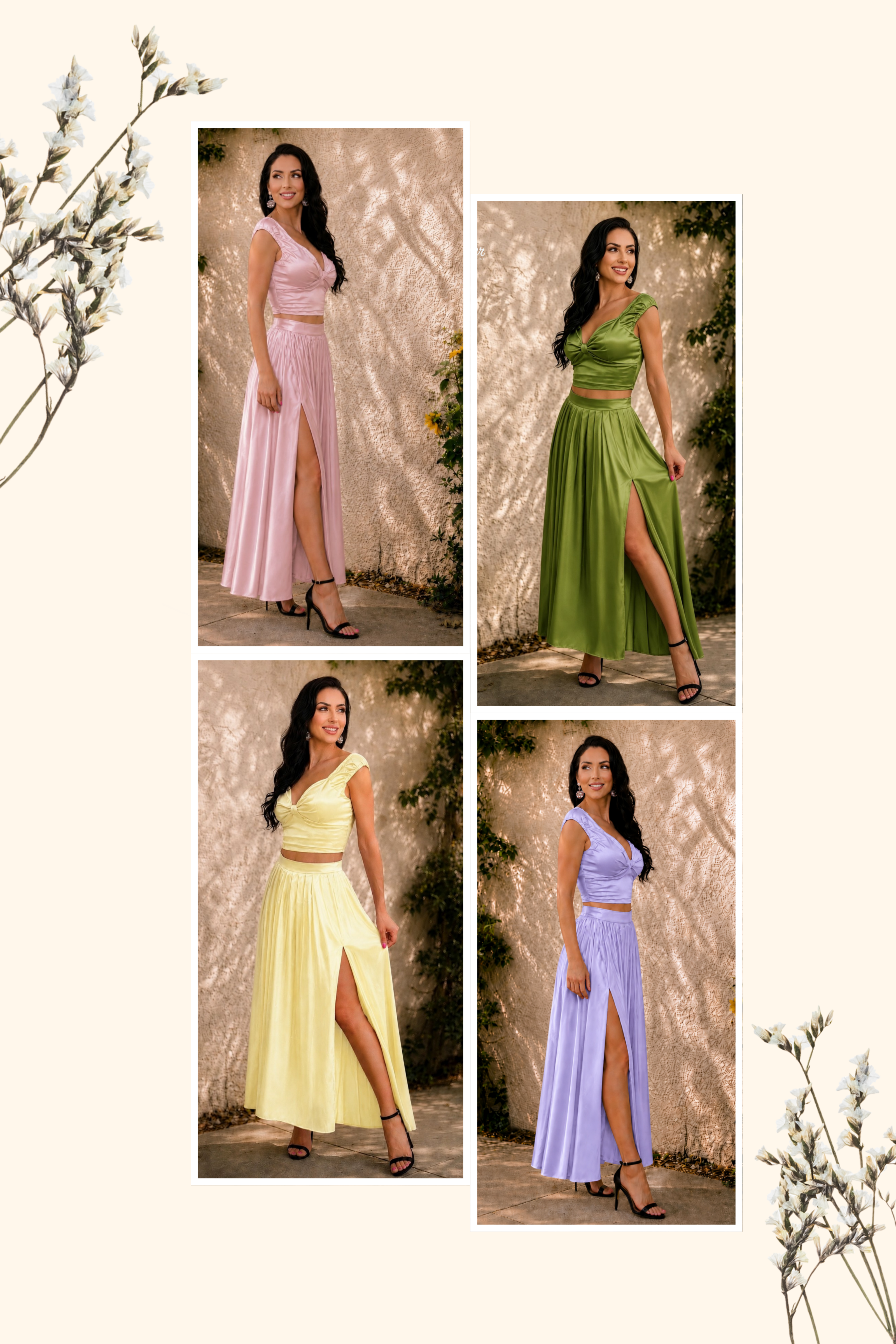 Silk Satin Elegance Co-Ord Set